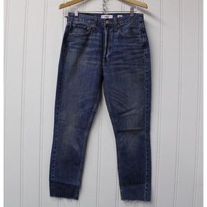 Re/Done Originals Comfort Stretch High‎ Rise Stove Pipe Jeans Size 30